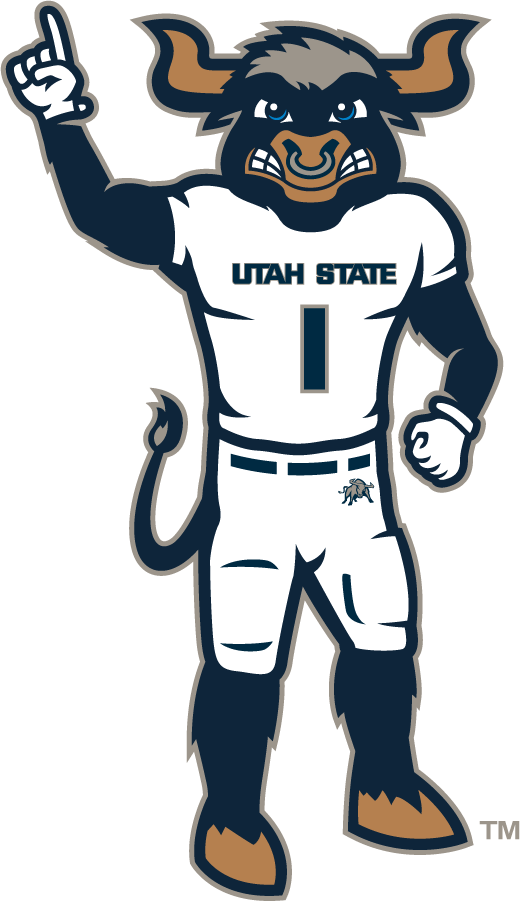 Utah State Aggies 2018-2019 Mascot Logo v4 diy DTF decal sticker